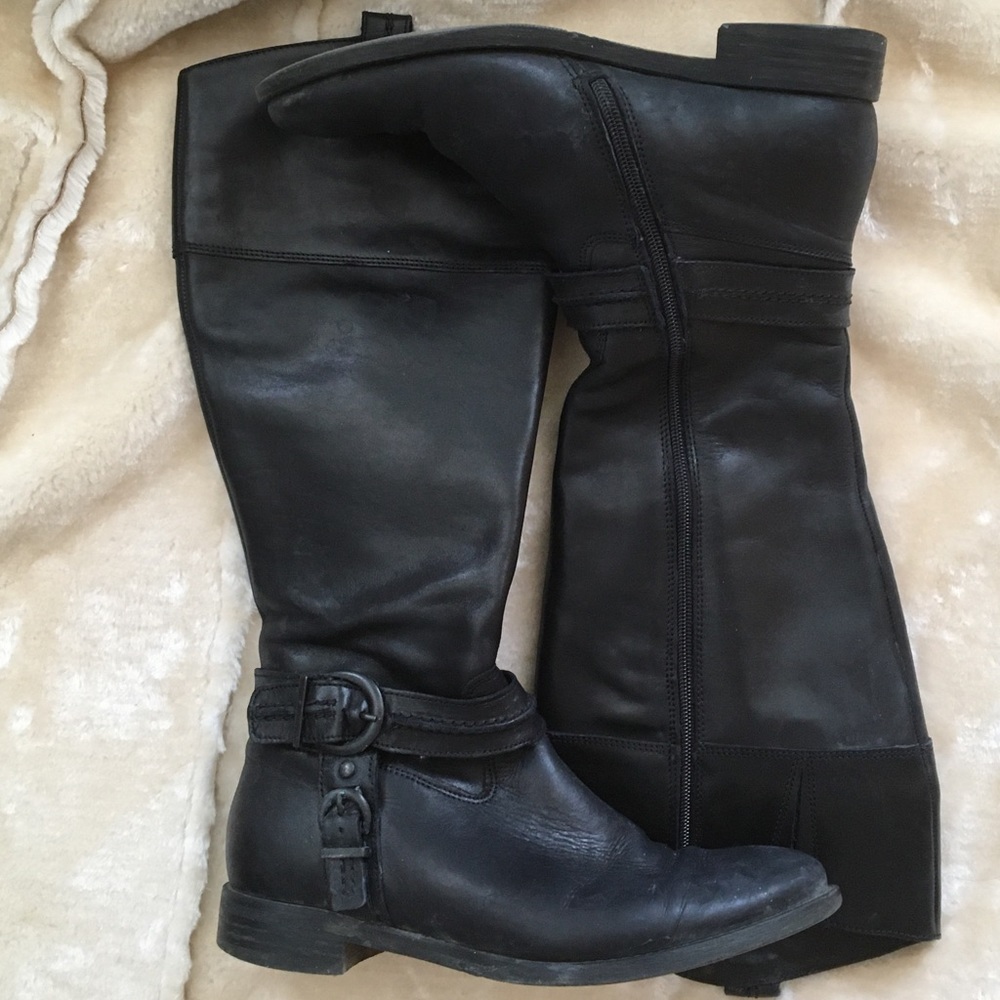 Leather Black Boots